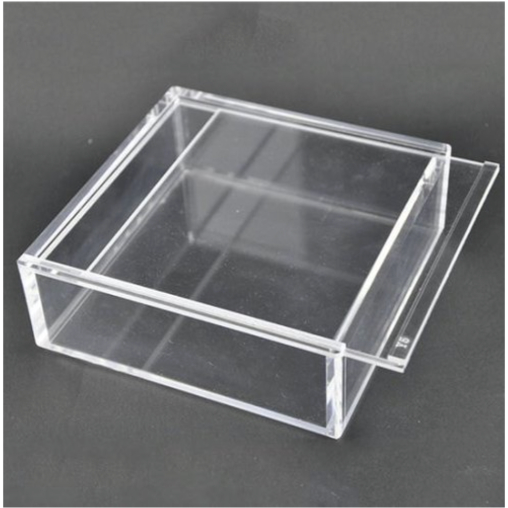 Acrylic / Akrilik 2mm Box Sliding (40cm x 40cm x 12cm)