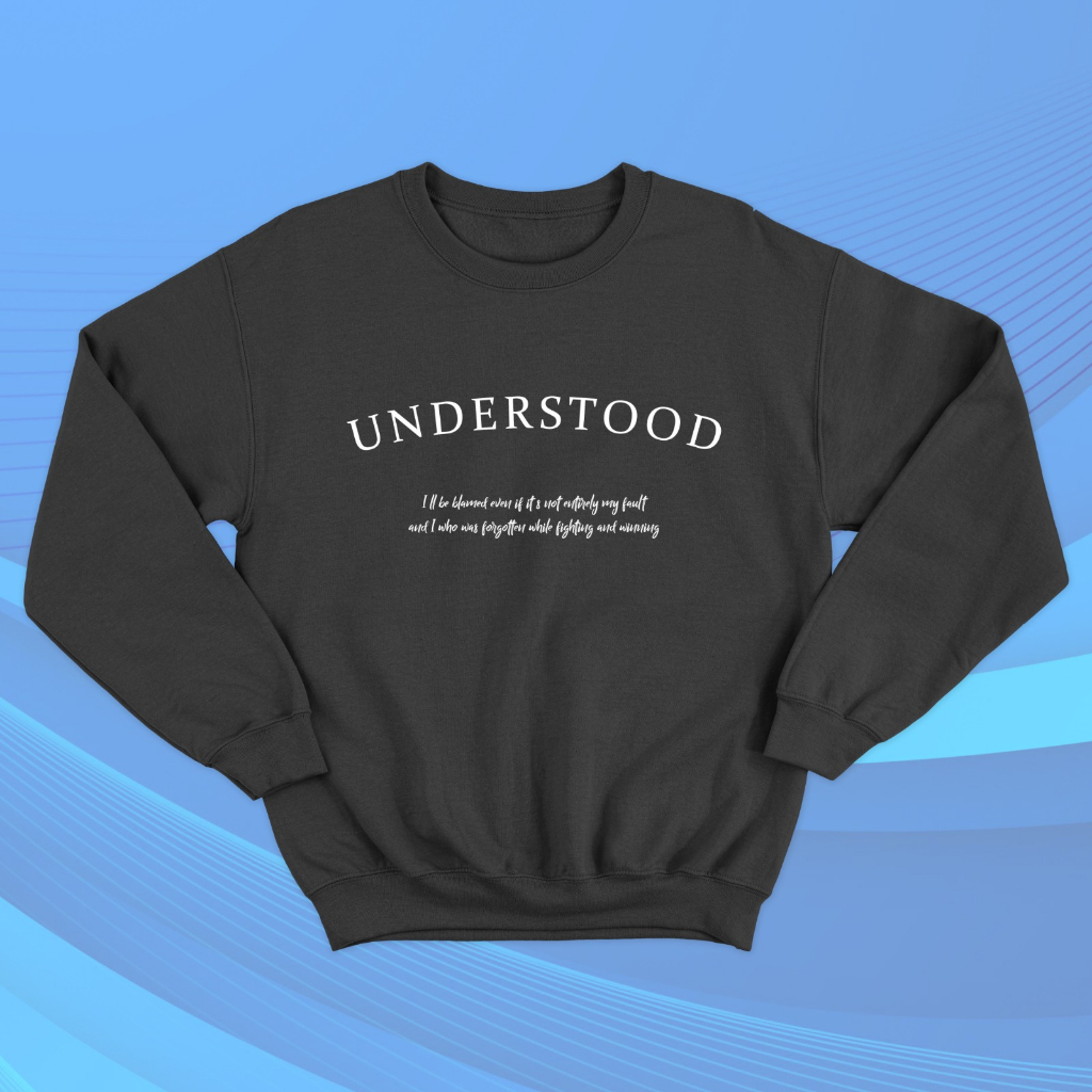 SWEATER WANITA UNDERSTOOD /// CREWNECK WANITA PREMIUM ONE SIZE FLEECE TEBAL KEKINIAN TERBARU