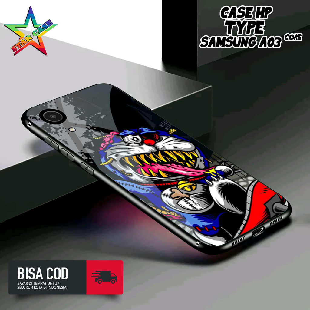 Case Samsung A03 Core Motif [MASK] Casing Samsung A03 Core TERBARU Hardcase Glossy Kilau 2D Case Hp 