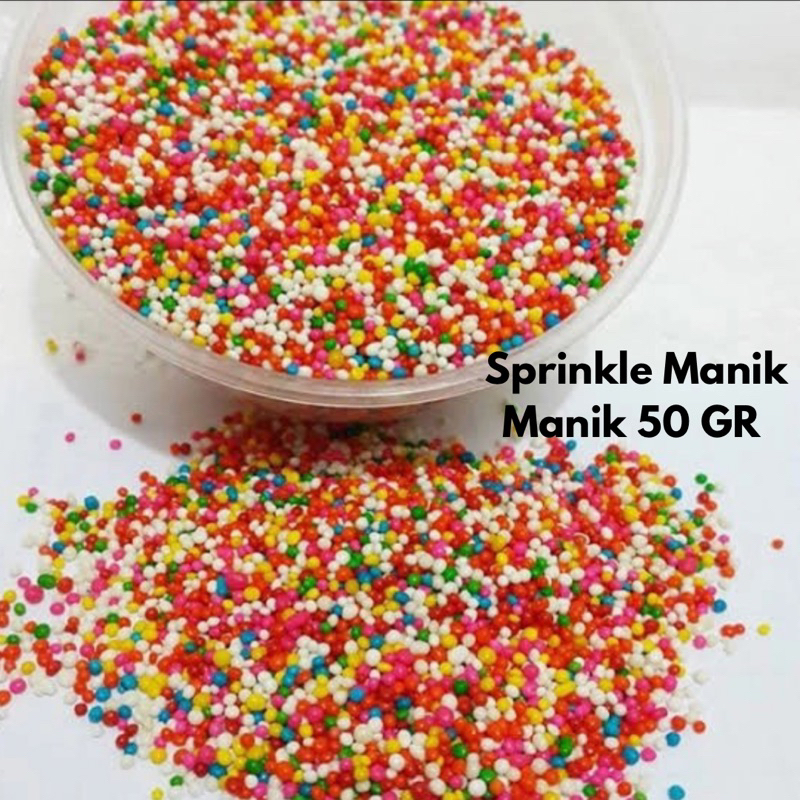 

Hiasan Kue Sprinkle Warna Warni 50GR