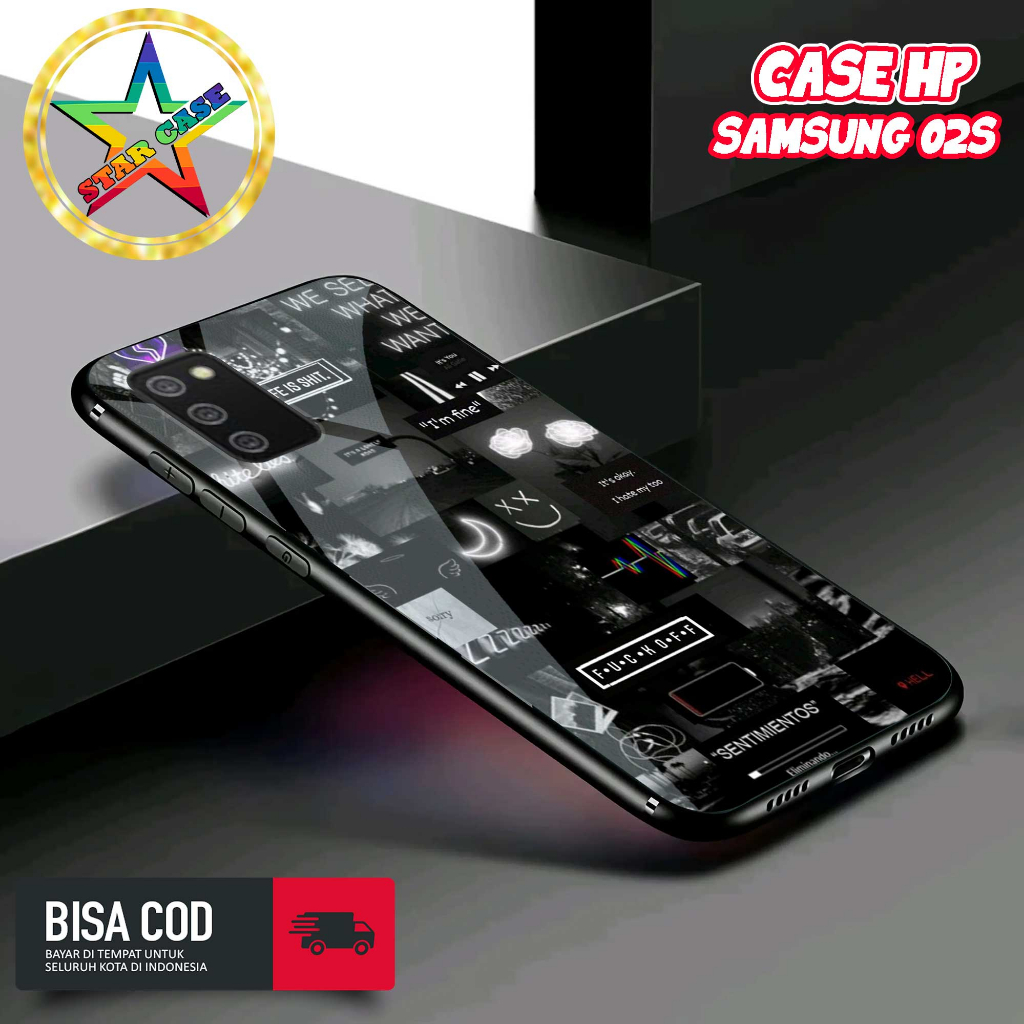 Case Samsung A02S Motif [AEST1] Casing Samsung A02S TERBARU Hardcase Glossy Kilau 2D Case Hp Samsung