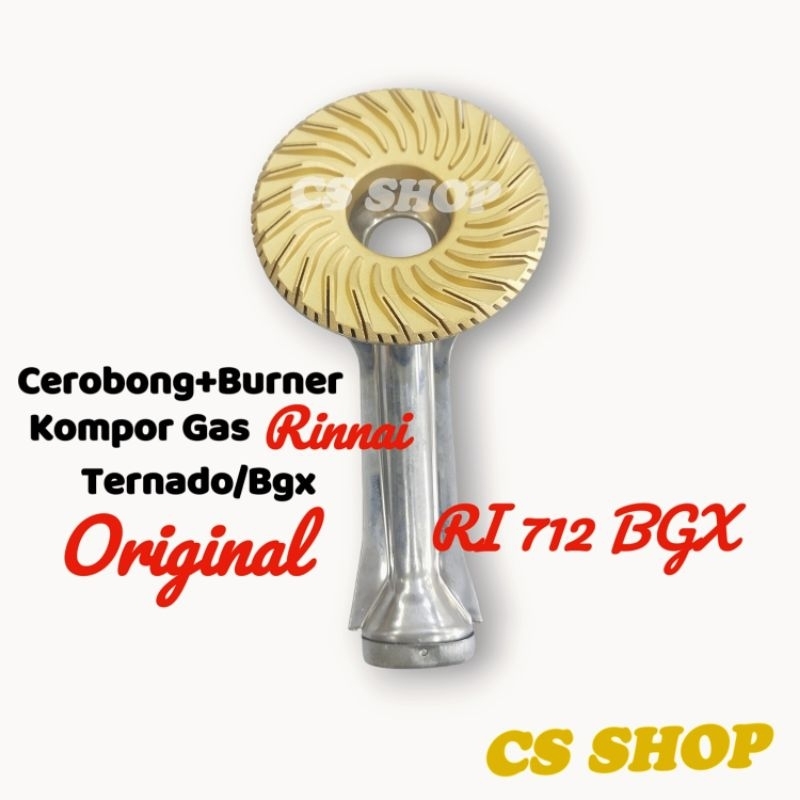 Cerobong+Burner Kompor Gas Rinnai ORIGINAL/Corong+Burner Kompor Gas Original/Tungku+Burner Kompor Gas Original Ada 3 Variasi