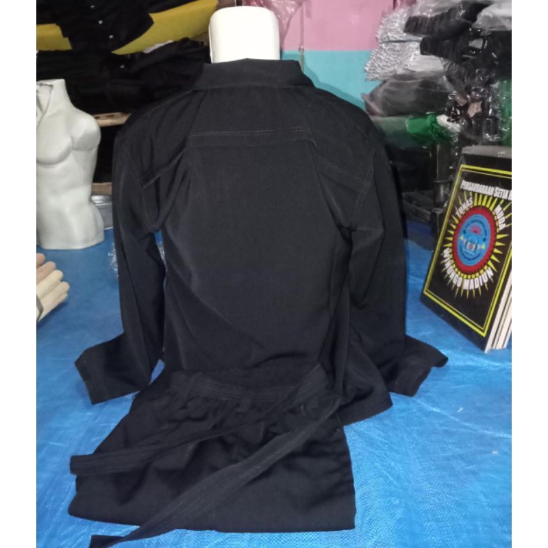 Sakral pshw/jetblack/1 set celana dan baju + sabuk 14cm x 300cm