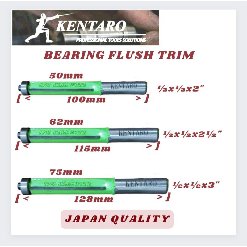 Mata Profil Router Trimer Bearing Flush Trim KENTARO
