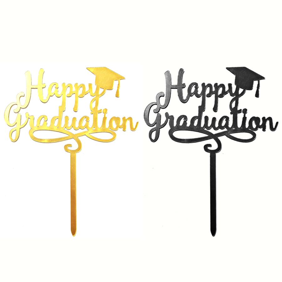 Acrylic Graduation Cake Topper | Hiasan Kue Wisuda Akrilik