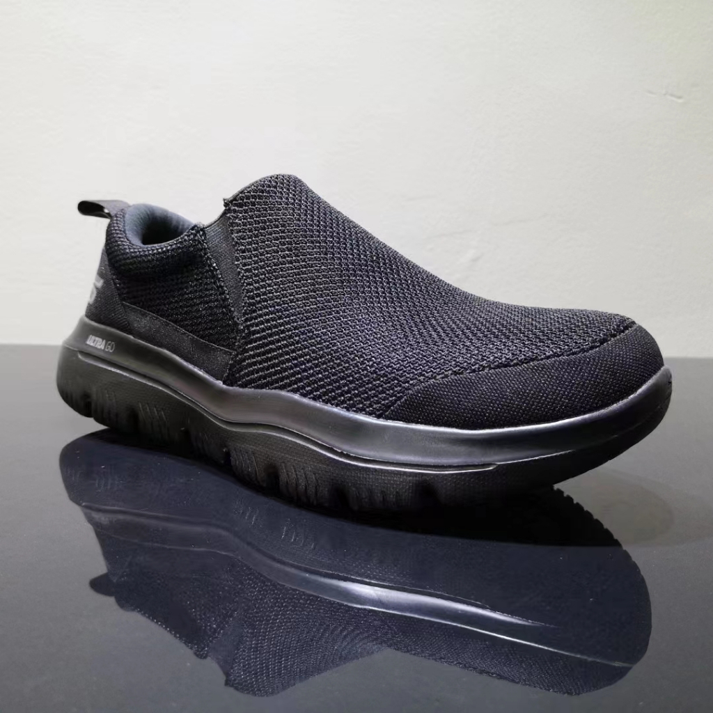 SKECHERS Sepatu  Pria Archfit ballin  kasual sepatu casual sepatu pria hitam  slip on cowok