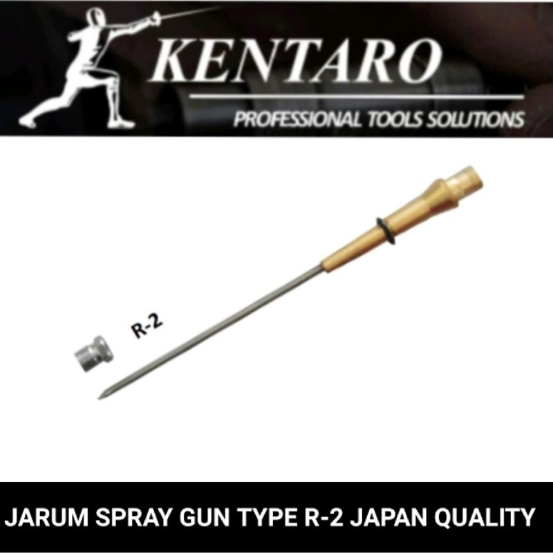 jarum spray gun / semprotan cat F-75G / K3 / R-2 Kentaro japan quality