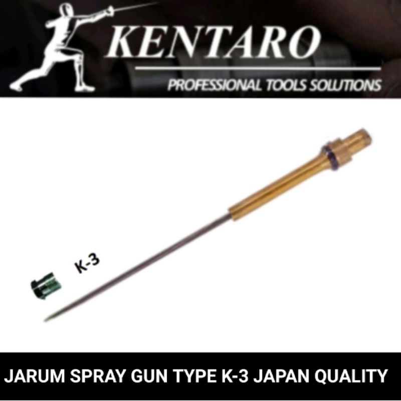 jarum spray gun / semprotan cat F-75G / K3 / R-2 Kentaro japan quality