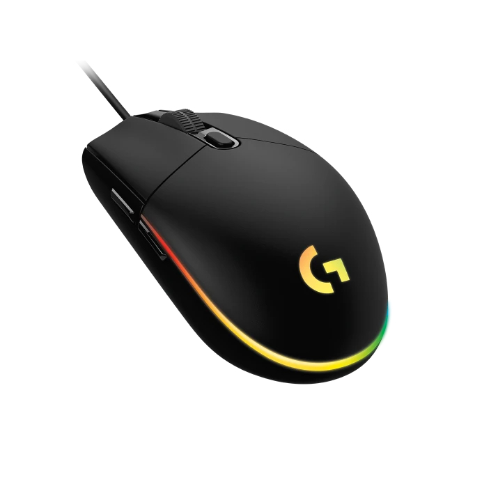 PROMO GAMING MOUSE LOGITECH G102 BLACK WHITE LIGHTSYNC BERGARANSI
