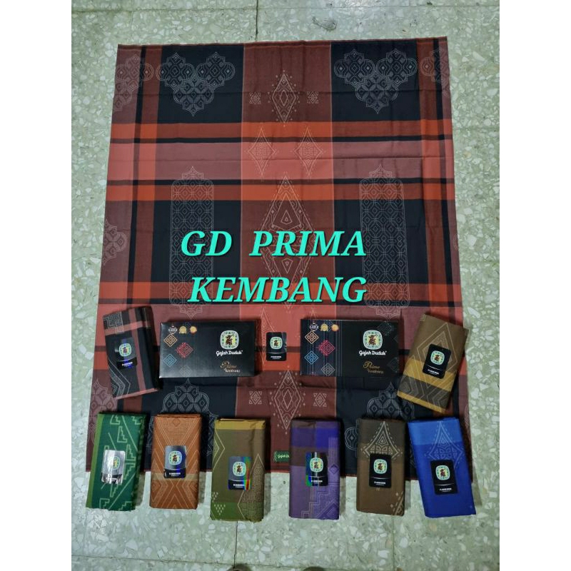 Sarung Dewasa Gajah Duduk ASIA / Prima Kembang Grosir 1 DUS Isi 10Pcs (1 kardus)