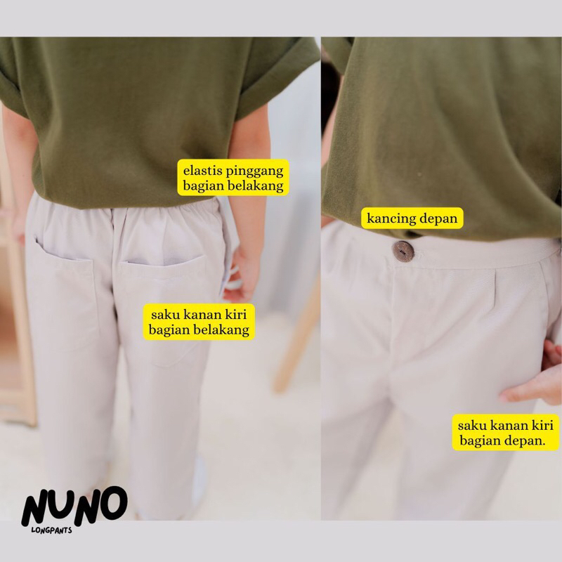 RACHIDKIDS / CELANA PANJANG ANAK / NUNO BAGGY PANTS