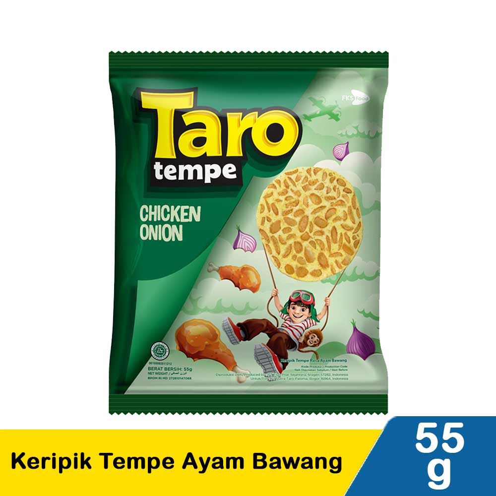 

Taro Keripik Tempe 55gr