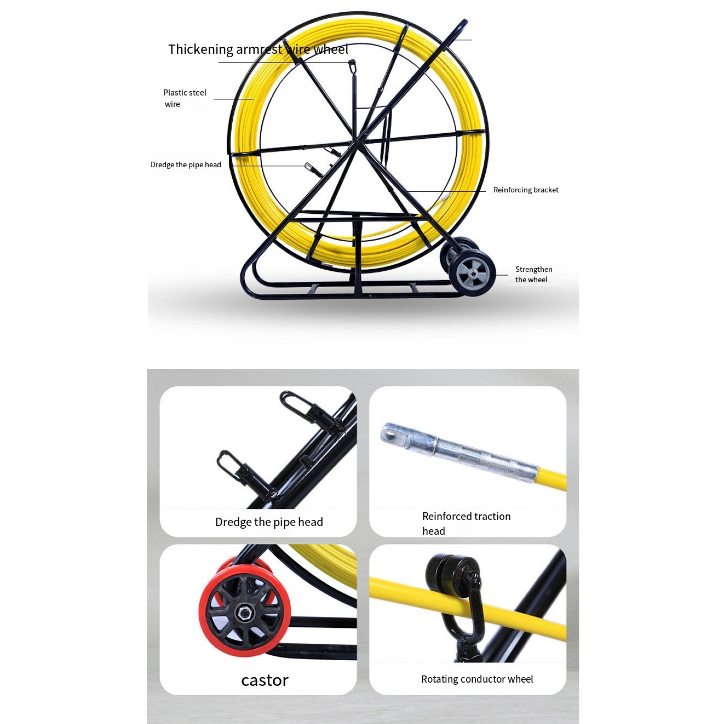 Rodding stik / roding stik /rojok kabel ukuran 200 meter panjang