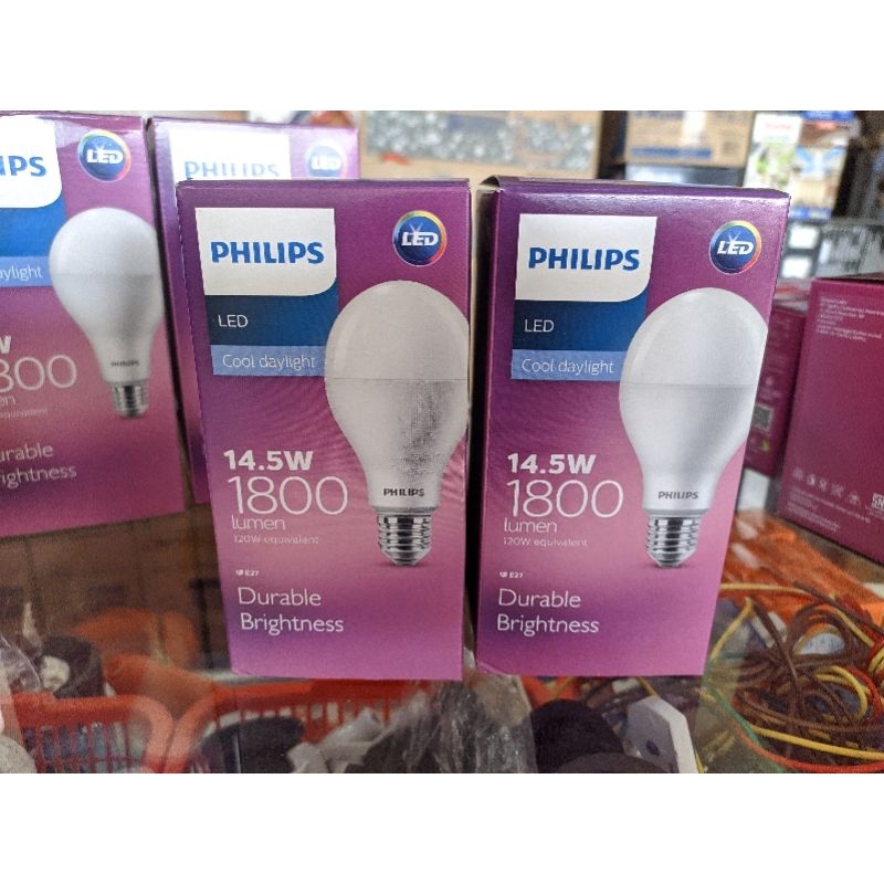 Lampu Led Philips 14.5 Watt nyala putih