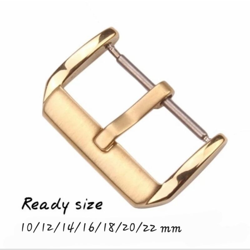 Buckle Jam Tangan 10mm - A01 Yellow Gold