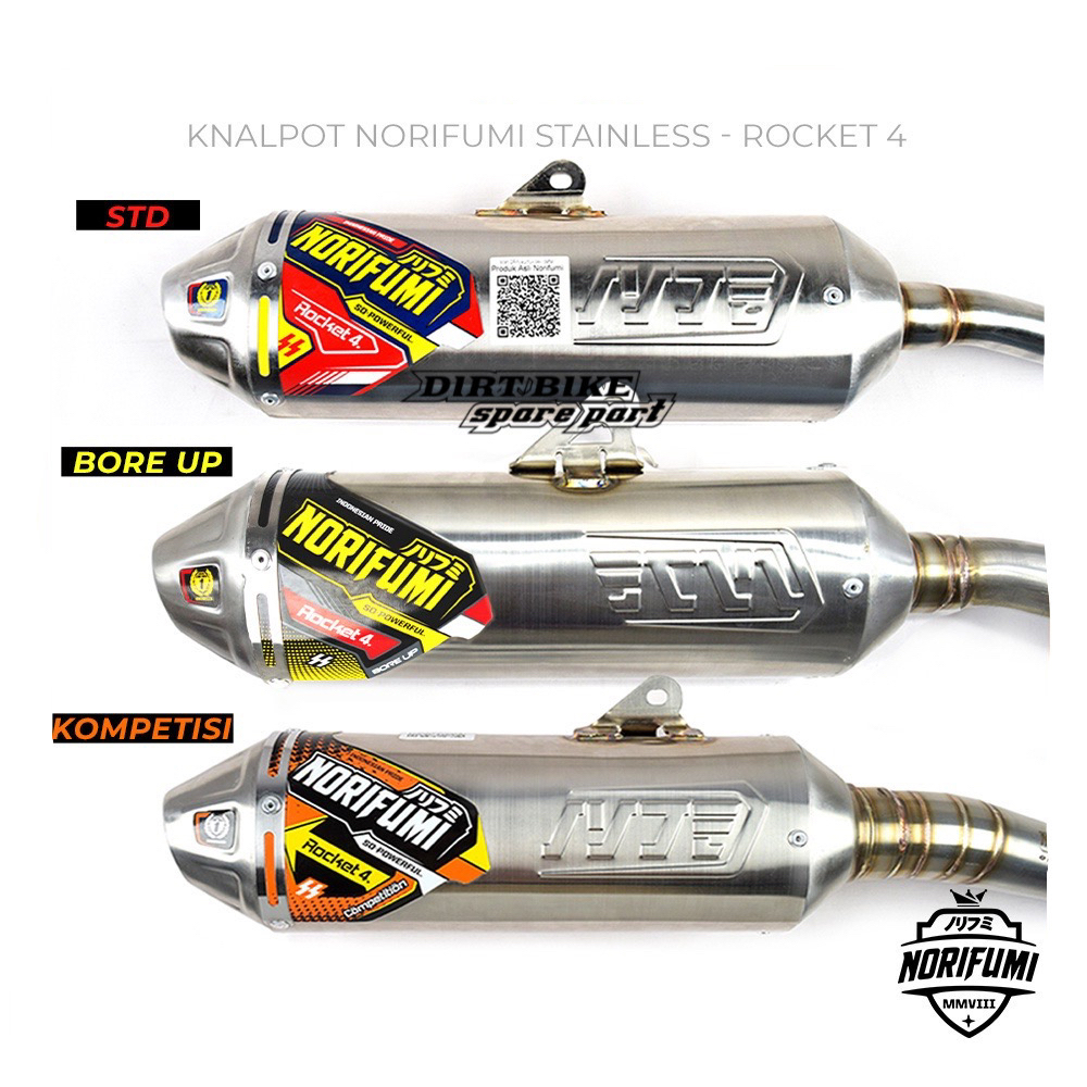 NORIFUMI ROCKET 4 original Norifumi rocket 4 KLX NORIFUMI Rocket 4 bore up Norifumi rocket 4