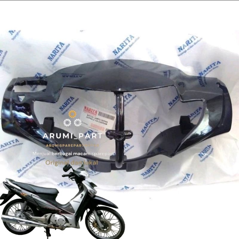 Batok kepala lampu depan supra x 125 lama old tahun 2005 2006