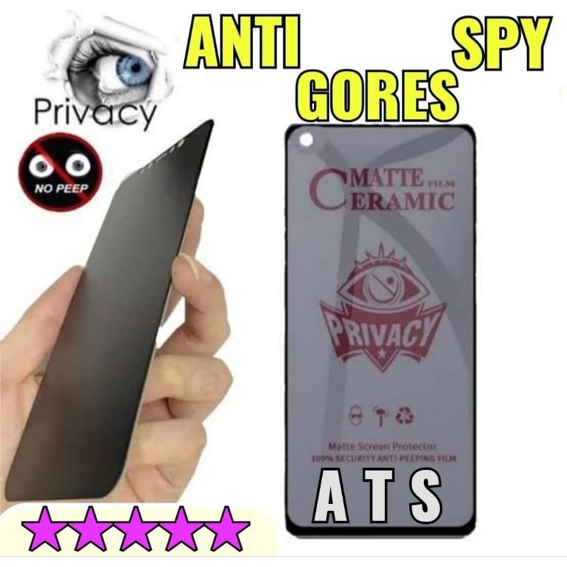 TG PRIVACY ANTI-SPY SAMSUNG ALL TIPE MATTE FILM CERAMIC ANTI GORES ANTI SPY PRIVACY A10,A10S,A20,A20S,A30,A30S,A50,A50S,A70,A70S,A02,A02S,A03,A03S,A03 Core,A04,A04E,A04S,A04 Core,A01 , TG SPY, ANTI GORES SPY, ANTI GORES TGTEMPER GLASS PRIVACY SPY ANTI-SPY