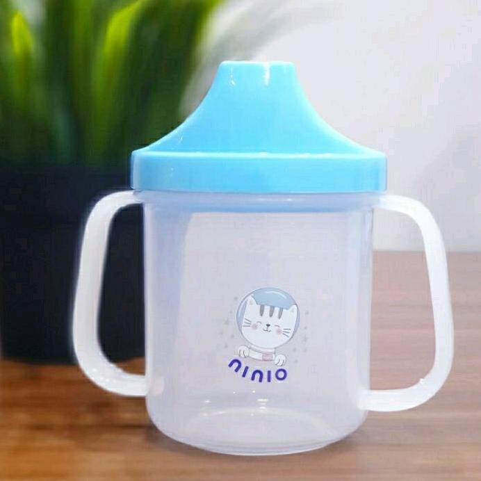 Ninio Perlengkapan Makan Bayi | Baby Bowl | Training Cup 4m+ BPA FREE | Baby Spoon Fork | Peralalatan Makan