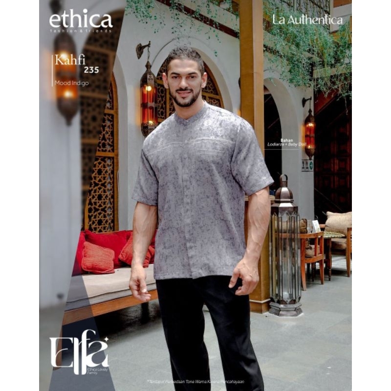 Koko Ayah ETHICA KAHFI 235 MOOD INDIGO | SARIMBIT KELUARGA ELFA 263 MOOD INDIGO