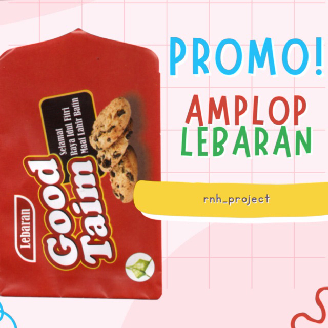 

[LANGSUNG KIRIM] ISI 10 PCS AMPLOP LEBARAN UKURAN MEDIUM | UANG DILIPAT 1X MOTIF SNACK BISKUIT GOOD TIME GOODTIME | AMPLOP MURAH | AMPLOP LEBARAN TANGERANG ISI 10 PCS