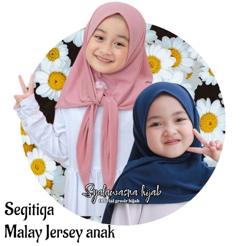 HIJAB SEGITIGA anak 7-13 tahun, hijab instan segitiga MALAY anak