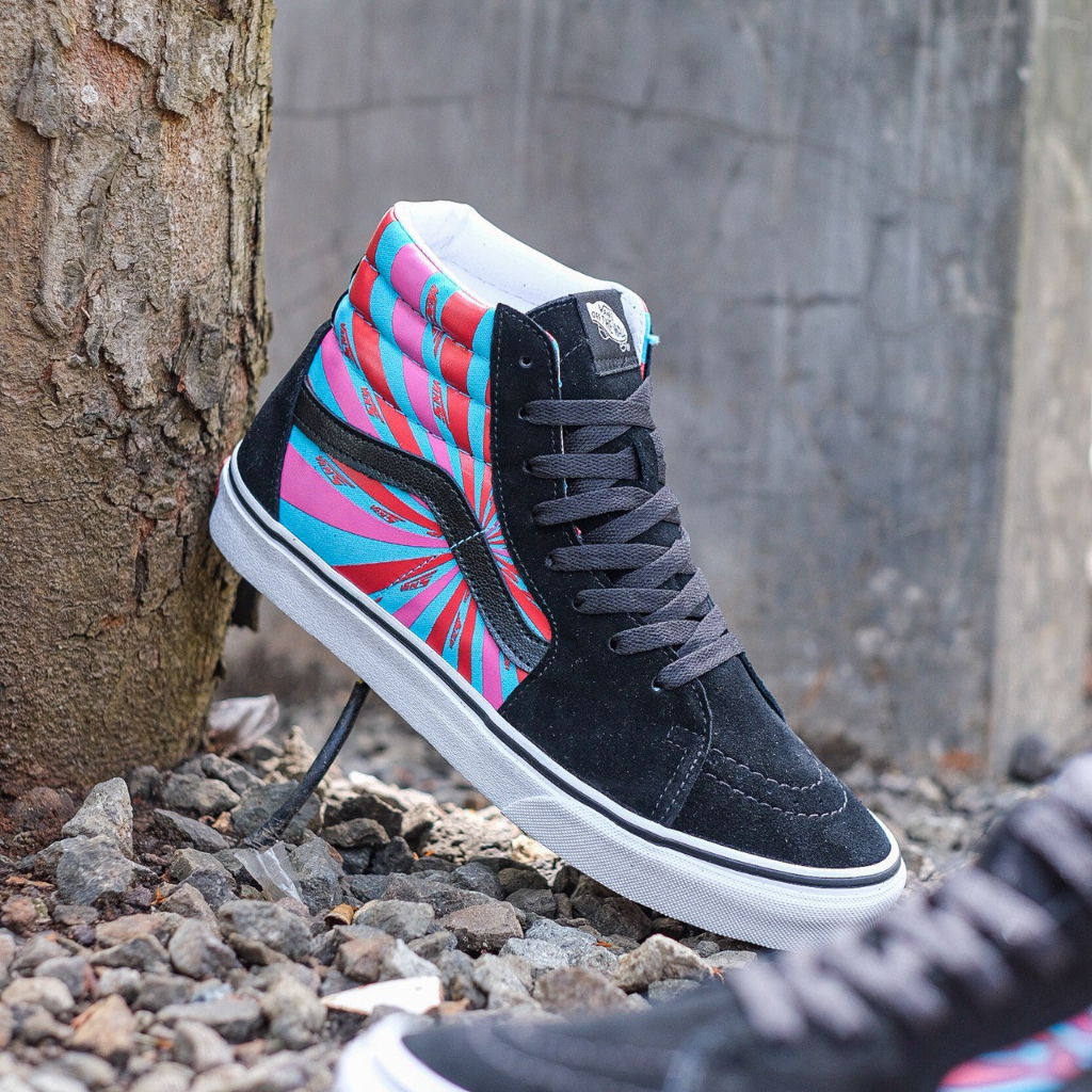 VANS SK8-HI RETRO MART &quot;BLACK/TRUE WHITE&quot; ORIGINAL 100%