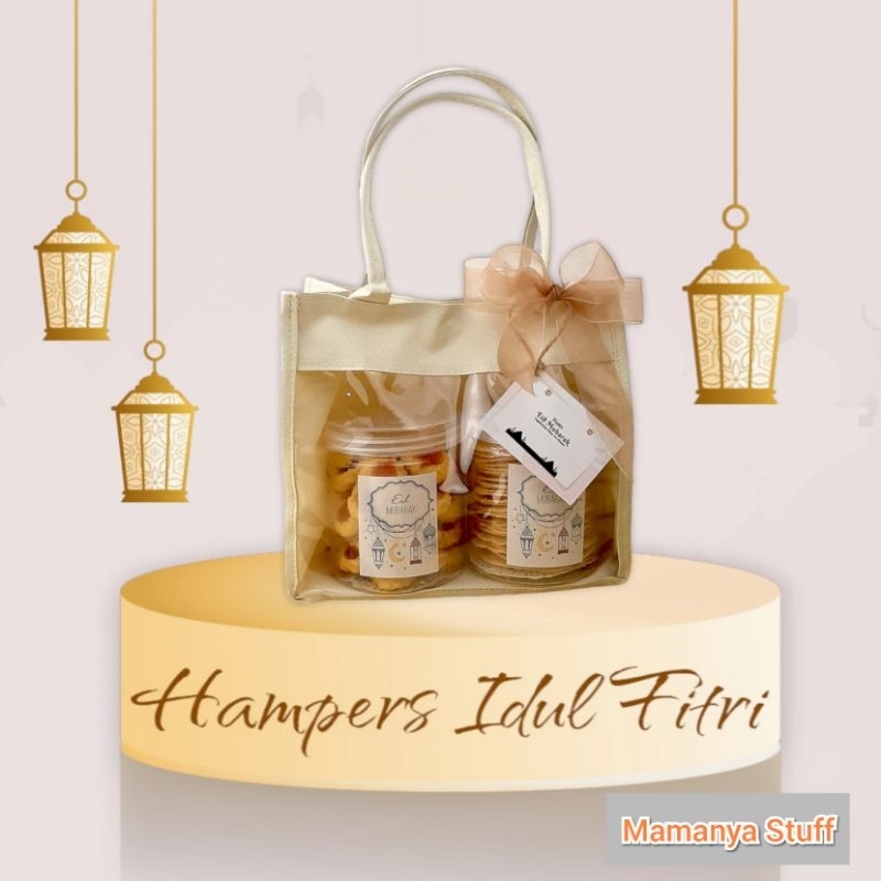 

hampers lebaran isi kue kering 2 toples @600ml | cookies homemade by mamanya