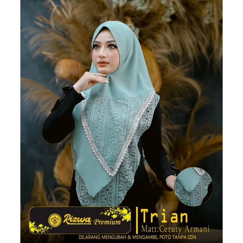 HIJAB KHIMAR INSTAN TRIAN BRUKAT