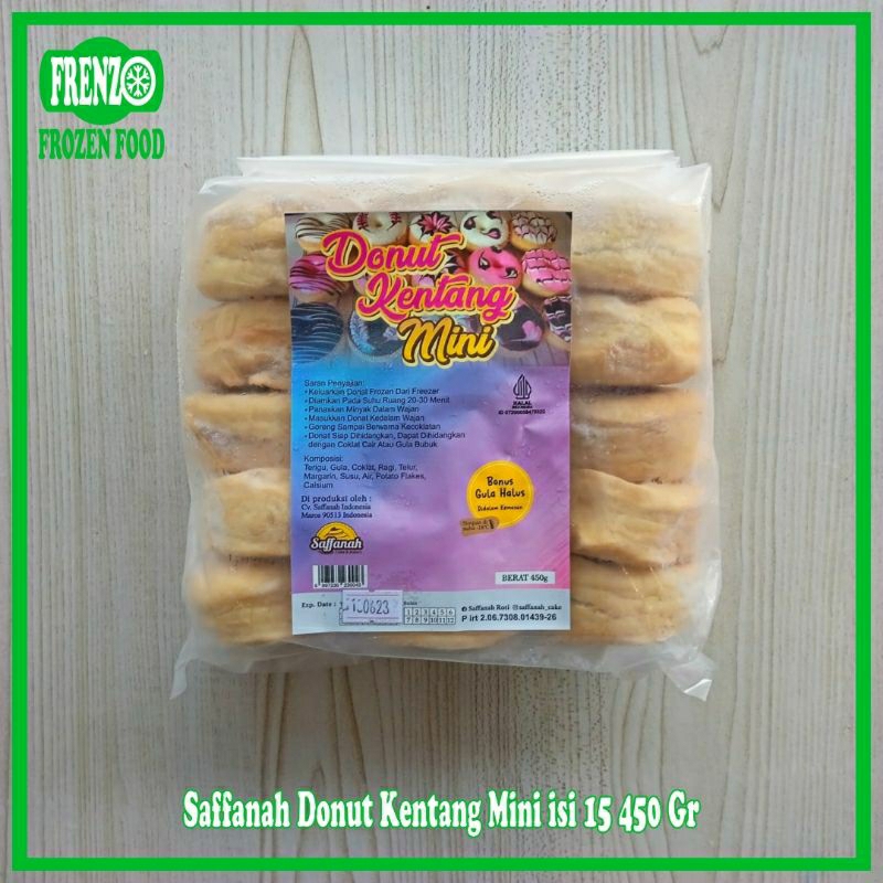 

Saffanah Donat Kentang Mini Isi 15 Biji