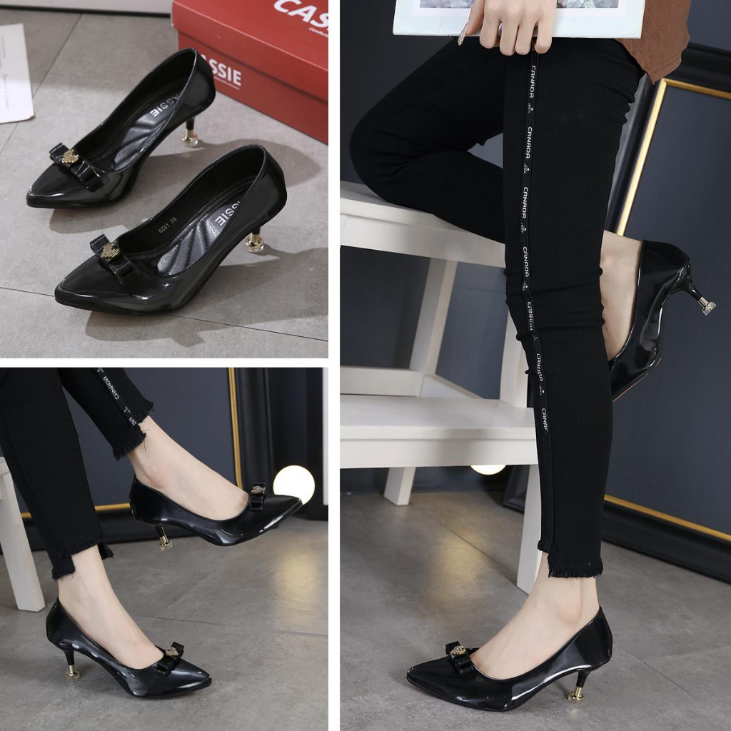 GSW Sepatu heels wanita import Sepatu hak tinggi wanita import ( GC01 ) sepatu kerja wanita high heels wanita import