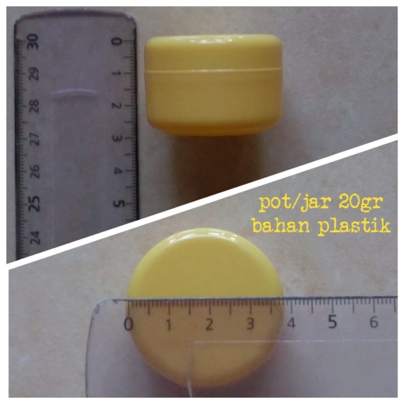 Pot cream // pot/jar wadah krim kosmetik ukuran 5gr/10gr/20gr warna warni