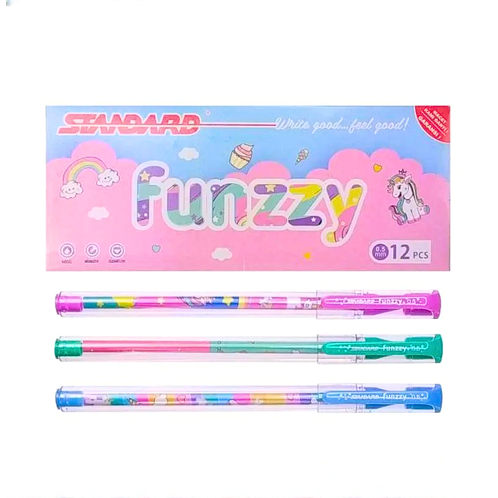

Bolpoin Gel/Pulpen Gel STANDART Funzzy Unicorn H20 (024129)