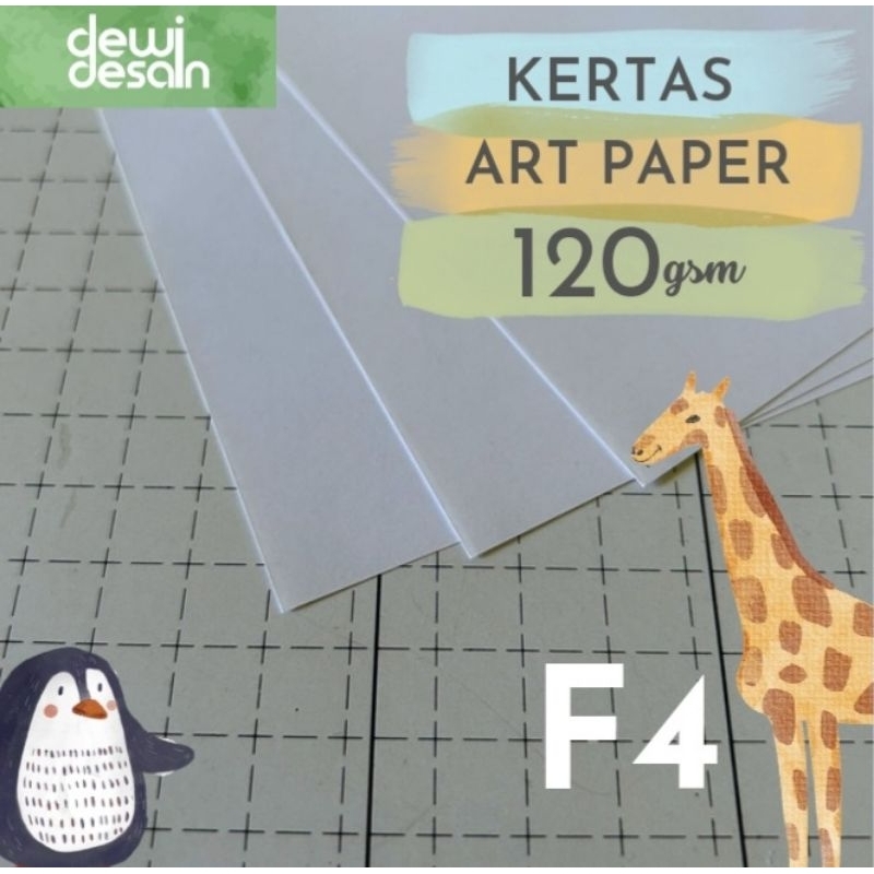 

KERTAS ART PAPER F4 [ECERAN] 120 GR - ISI 25 LEMBAR