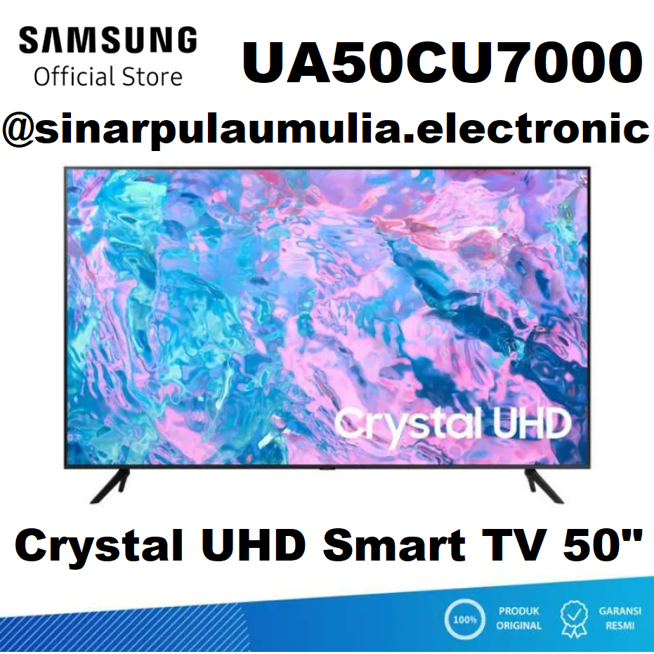Samsung LED TV 50" 4K UHD Smart Digital - UA 50 CU7000 / 50CU7000 / UA50CU7000 / UA 50CU 7000 / 50 C