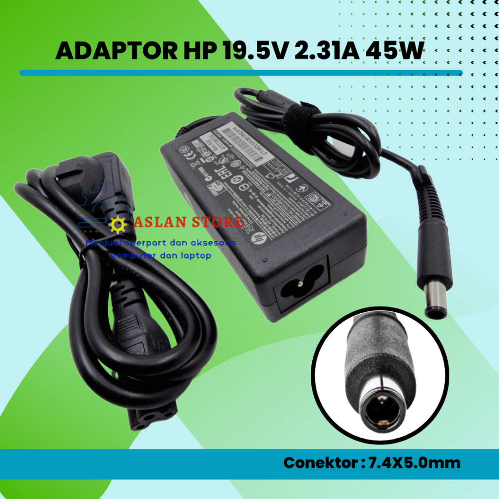 19.5V 2.31A 45W AC Adapter Charger HP ProBook 430 G1 820 G1 HP EliteBook Folio 9470M 9480M