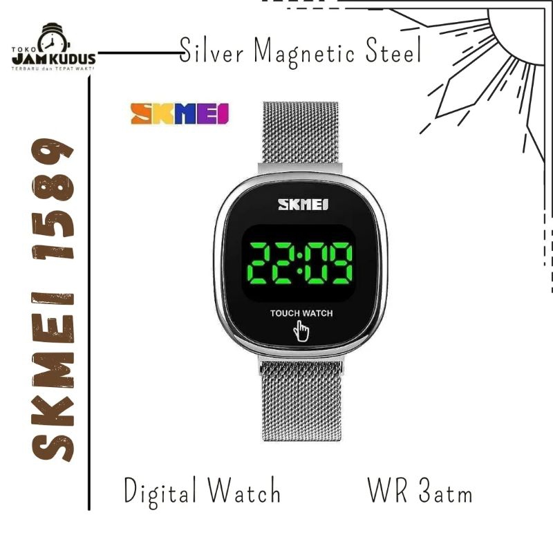 jam tangan digital skmei 1589 original murah