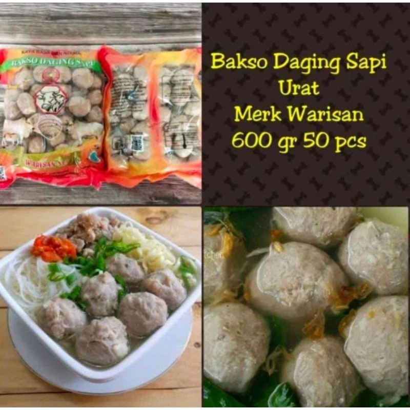 

BAKSO URAT SAPI WARISAN ISI 50