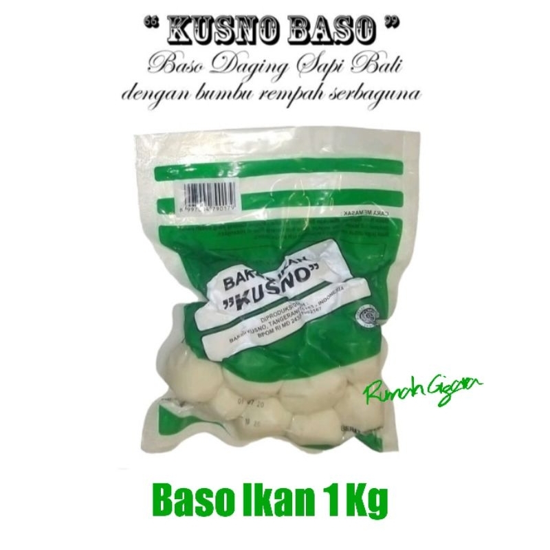 

BASO KUSNO BASO IKAN ATAU OTAK OTAK IKAN 1KG 1000Gr