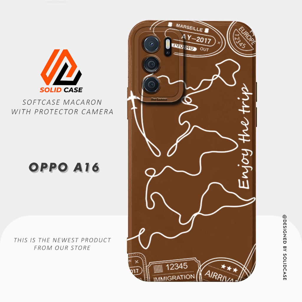 Case Oppo A16 - Casing Oppo A16 [Flight] Solid Case HP Terbaru 2023 - Softcase Pro Camera - Case Sil