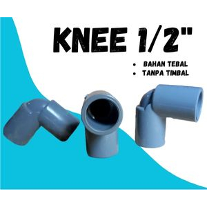 KNEE UKURAN 1/2'' POWER SAMBUNGAN PIPA ELBOW