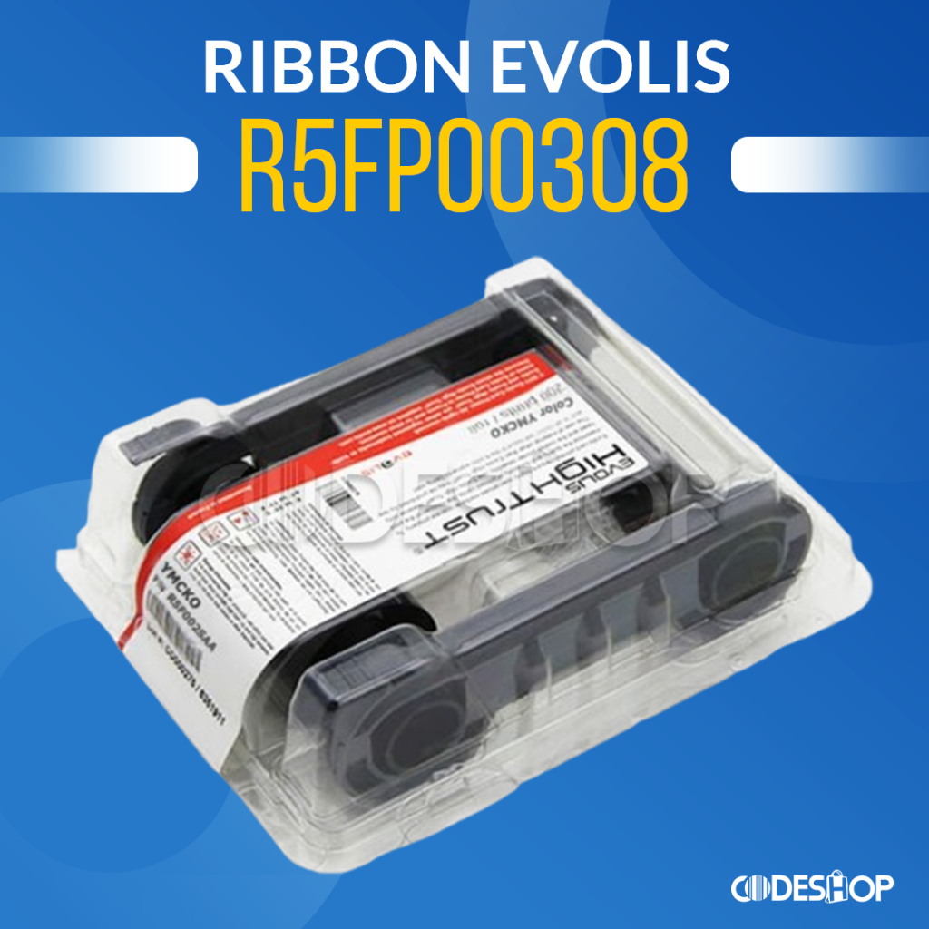RIBBON EVOLIS PRIMACY 308 - COLOR YMCKO 200 SISI | PN : R5FP00308