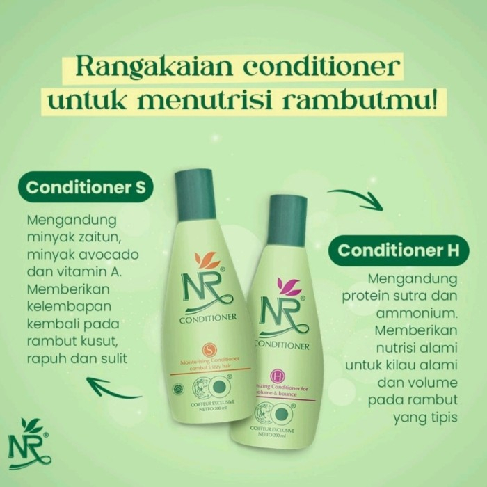 NR HAIR TREATMENT CONDITIONER PERAWATAN RAMBUT MOISTURIZING VOLUMEZING