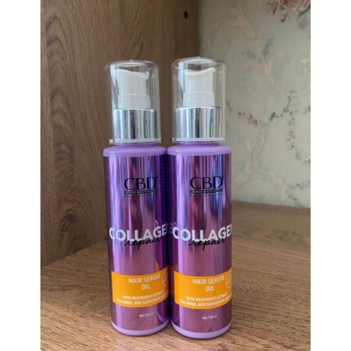 CBD COLLAGEN REPAIR HAIR SERUM VITAMIN RAMBUT RUSAK COLLAGEN 100ML