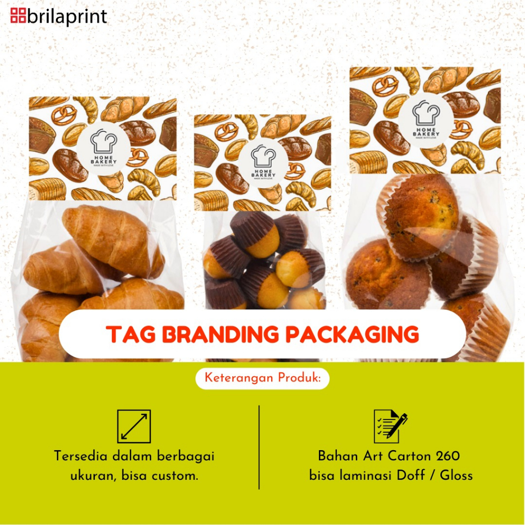 

Tag Branding Makanan / Label Tag Aksesoris / Label Tag Produk
