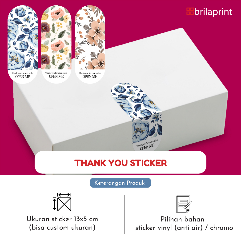 

Sticker Label Thank You For Your Order / Label Terima Kasih