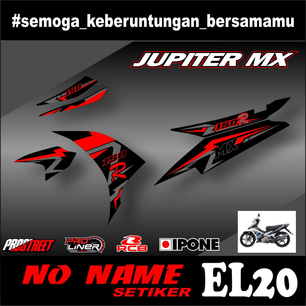 Striping Jupiter Mx New (el20) stiker Jupiter Mx New