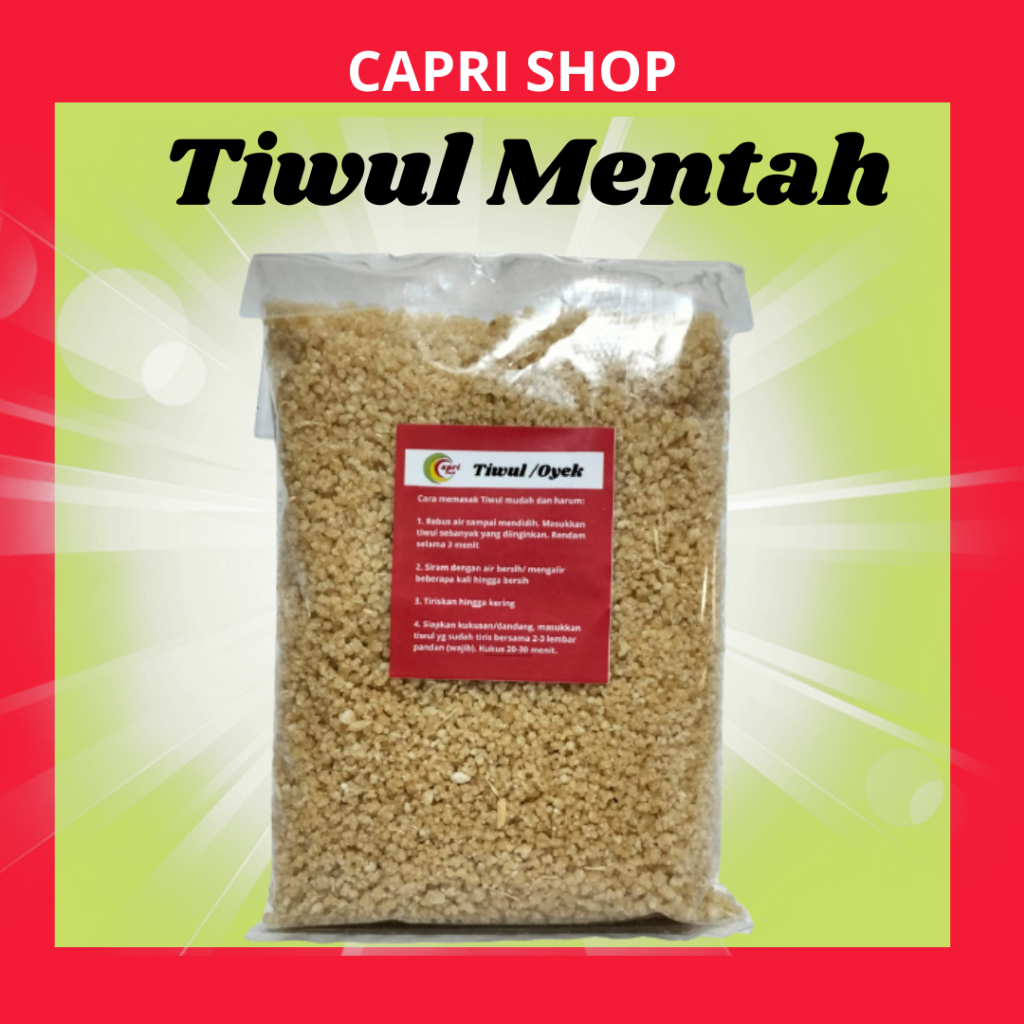 Tiwul  Mentah Asli Kebumen500 gram