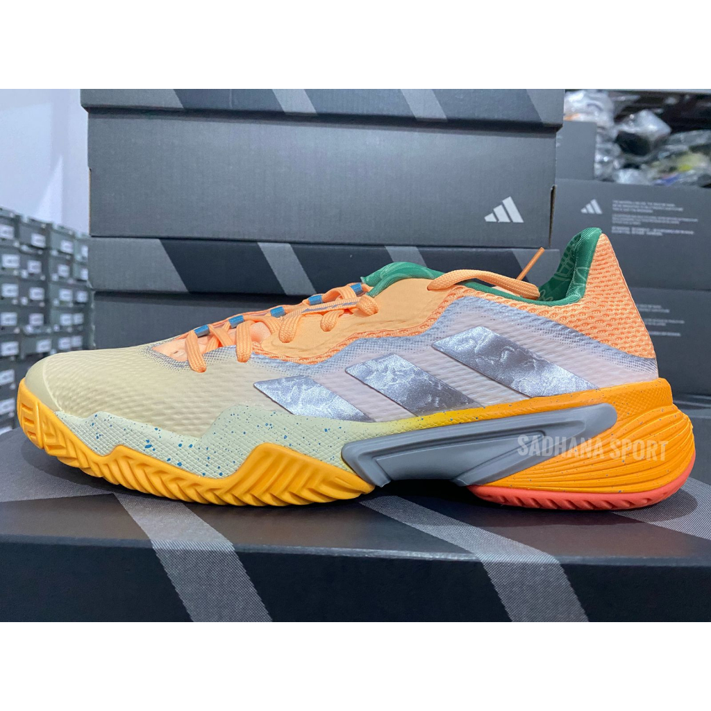 Sepatu Tenis Adidas Barricade M 2023 Putih Kuning