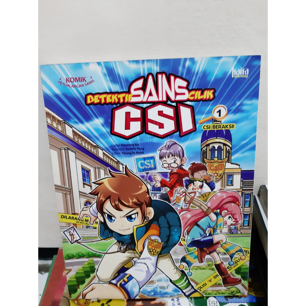 BUKU KOMIK KAIFA DETEKTIF SAINS CILIK CSI 1 BEKAS KONDISI BAGUS 90% ORIGINAL MAJALAH ANAK